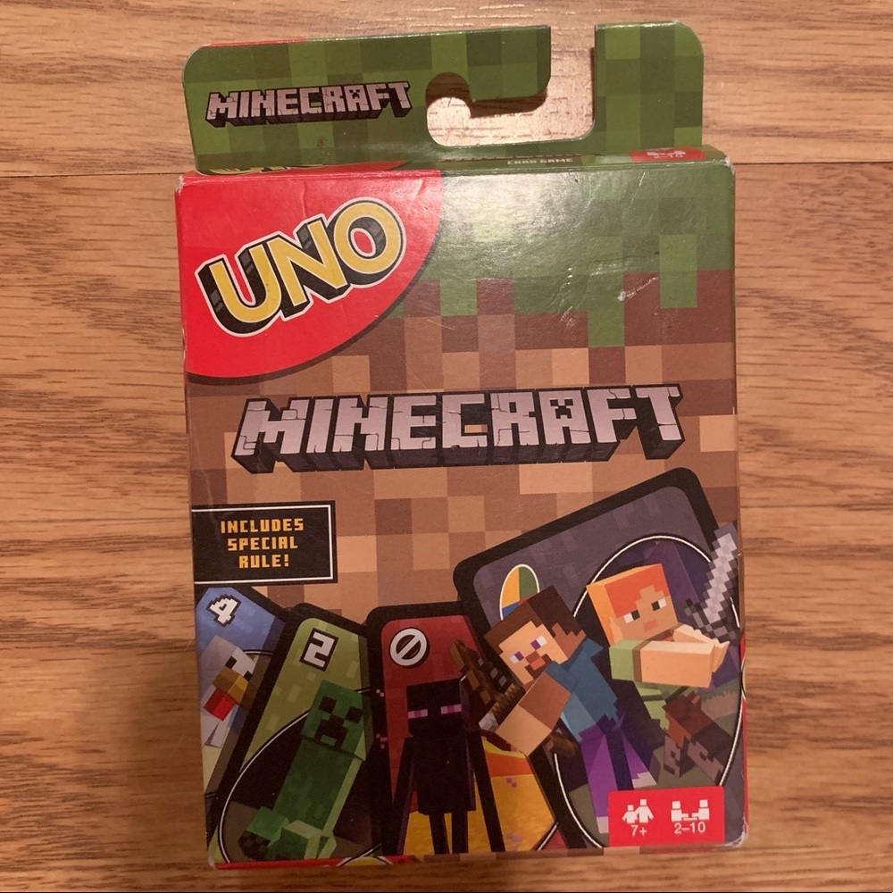 NEW Uno Minecraft Card Game